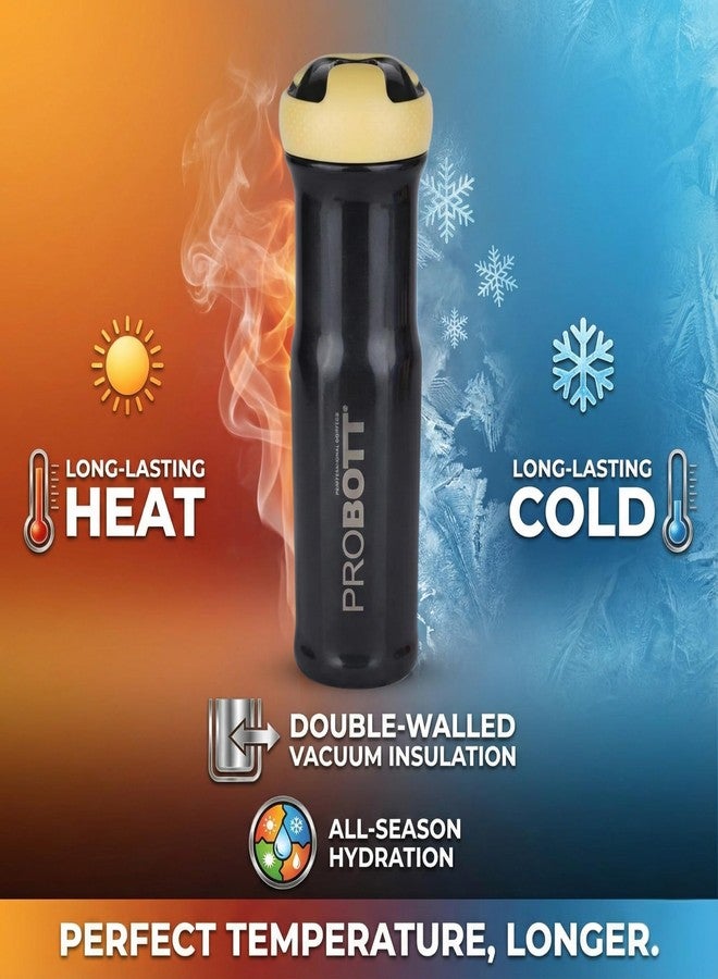 PROBOTT Status Stainless Steel Water Bottle, Vacuum Insulated Flask Bottles, 700 ml, Beige | Hot and Cold | Easy to Carry | Leak Proof | Proteins | Sports | Office | Gym | Travel - Image 4